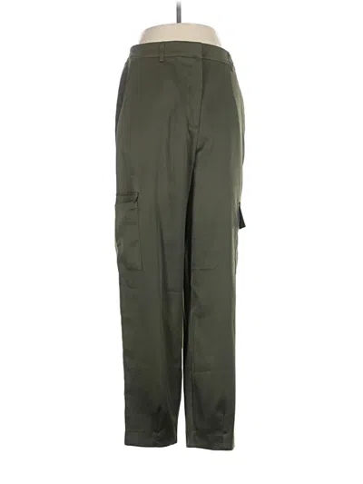 Pre-owned Nicole Miller Cargo Pants In Green
