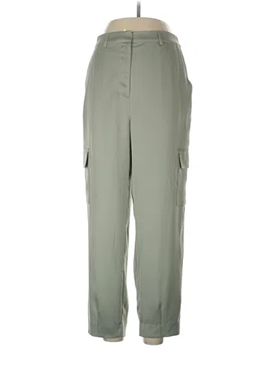 Pre-owned Nicole Miller Cargo Pants In Green