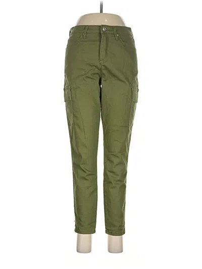 Pre-owned Nicole Miller Cargo Pants In Green
