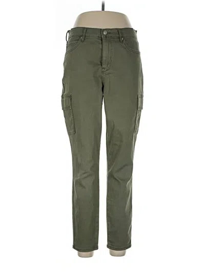 Pre-owned Nicole Miller Cargo Pants In Green