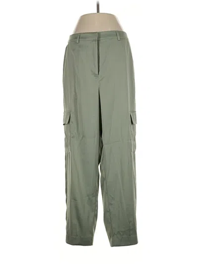 Pre-owned Nicole Miller Cargo Pants In Green