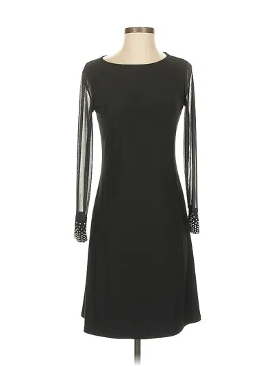 Pre-owned Nicole Miller Casual Dress In Black