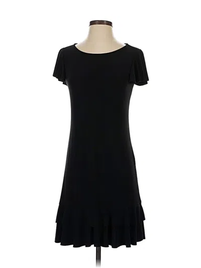 Pre-owned Nicole Miller Casual Dress In Black