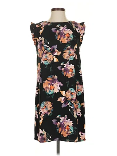 Pre-owned Nicole Miller Casual Dress In Black