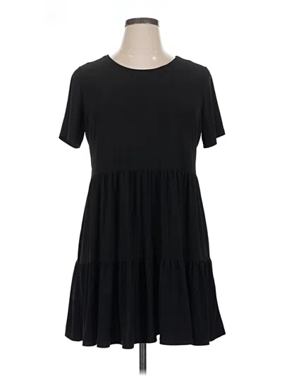Pre-owned Nicole Miller Casual Dress In Black