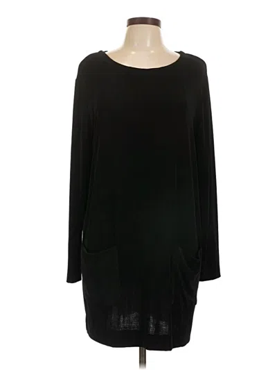 Pre-owned Nicole Miller Casual Dress In Black