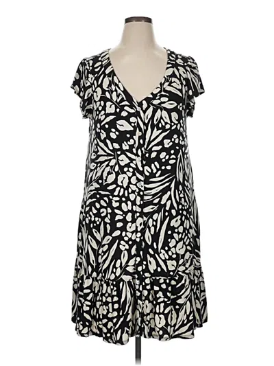 Pre-owned Nicole Miller Casual Dress In Black