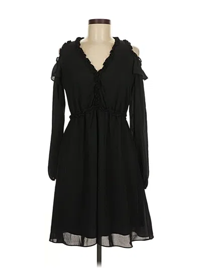 Pre-owned Nicole Miller Casual Dress In Black