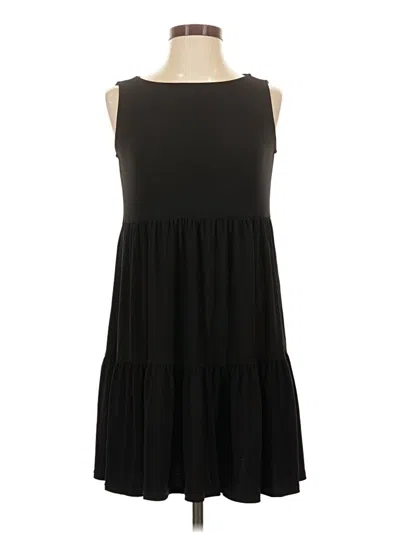 Pre-owned Nicole Miller Casual Dress In Black