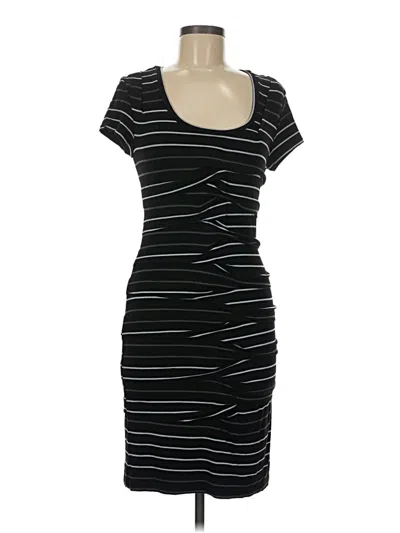 Pre-owned Nicole Miller Casual Dress In Black