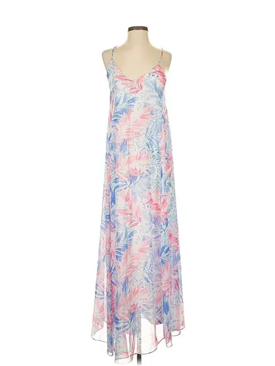 Pre-owned Nicole Miller Casual Dress In Blue