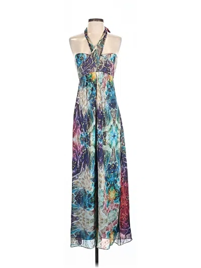 Pre-owned Nicole Miller Casual Dress In Blue