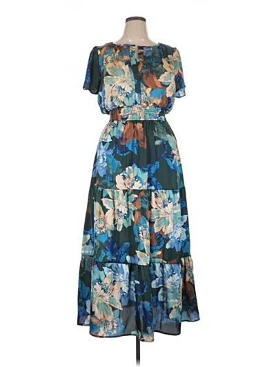 Pre-owned Nicole Miller Casual Dress In Blue