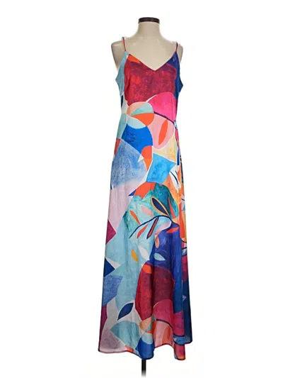 Pre-owned Nicole Miller Casual Dress In Blue