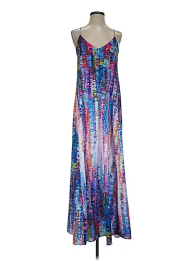 Pre-owned Nicole Miller Casual Dress In Blue