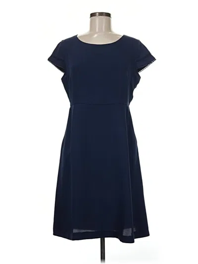 Pre-owned Nicole Miller Casual Dress In Blue