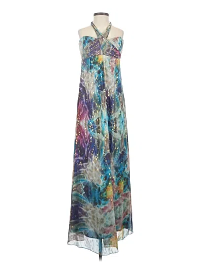 Pre-owned Nicole Miller Casual Dress In Blue