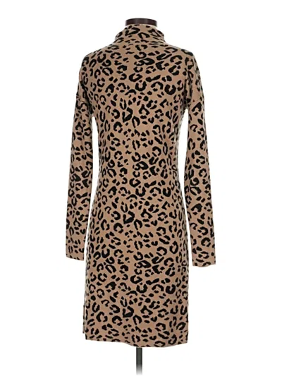 Pre-owned Nicole Miller Casual Dress In Brown