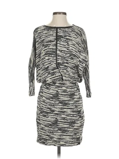 Pre-owned Nicole Miller Casual Dress In Gray