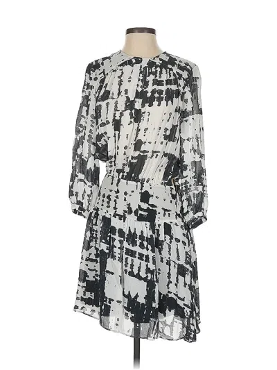 Pre-owned Nicole Miller Casual Dress In Gray