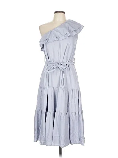 Pre-owned Nicole Miller Casual Dress In Gray