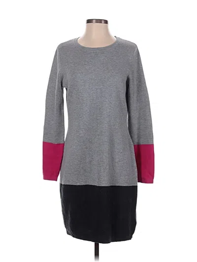 Pre-owned Nicole Miller Casual Dress In Gray