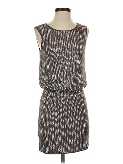 Pre-owned Nicole Miller Casual Dress In Gray