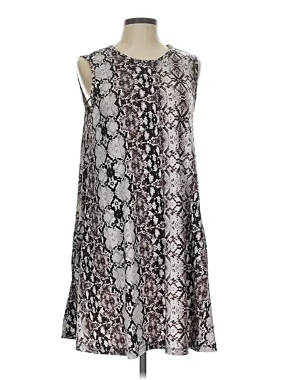 Pre-owned Nicole Miller Casual Dress In Gray
