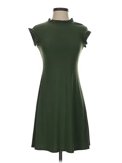 Pre-owned Nicole Miller Casual Dress In Green