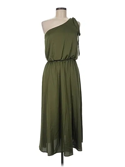 Pre-owned Nicole Miller Casual Dress In Green
