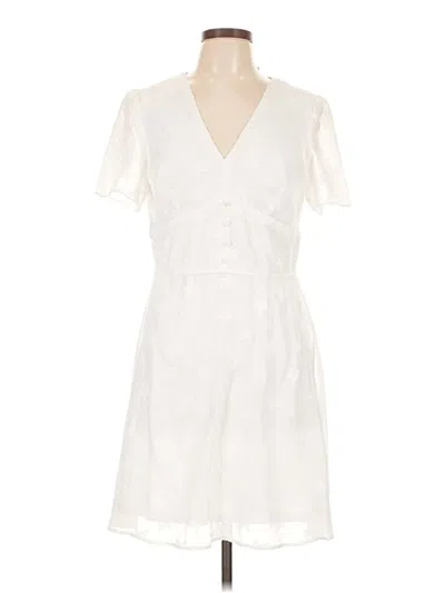 Pre-owned Nicole Miller Casual Dress In Ivory
