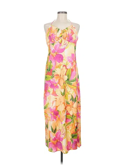 Pre-owned Nicole Miller Casual Dress In Orange