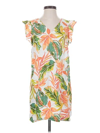 Pre-owned Nicole Miller Casual Dress In Orange
