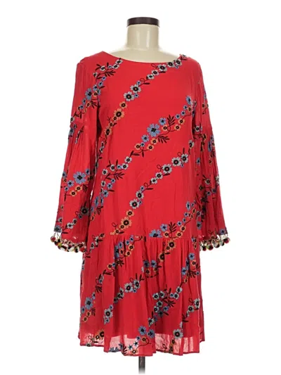 Nicole Miller Casual Dress In Red