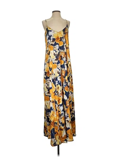 Pre-owned Nicole Miller Casual Dress In Yellow