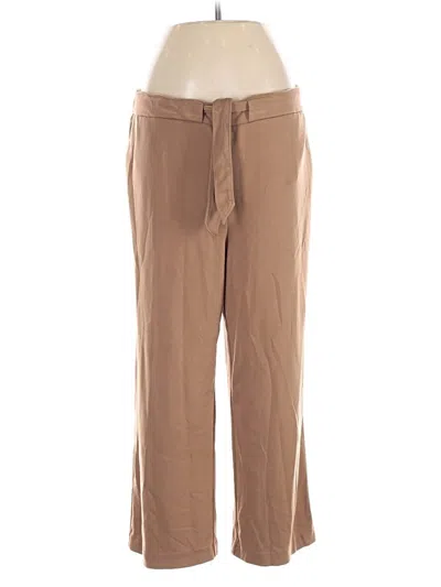 Pre-owned Nicole Miller Casual Pants In Brown