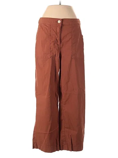 Pre-owned Nicole Miller Casual Pants In Brown