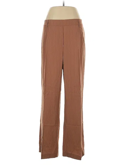 Pre-owned Nicole Miller Casual Pants In Brown