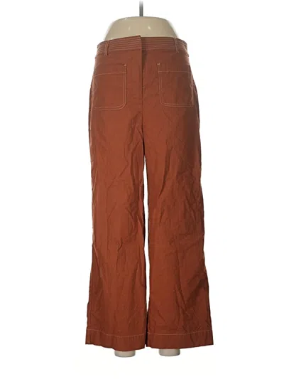 Pre-owned Nicole Miller Casual Pants In Brown