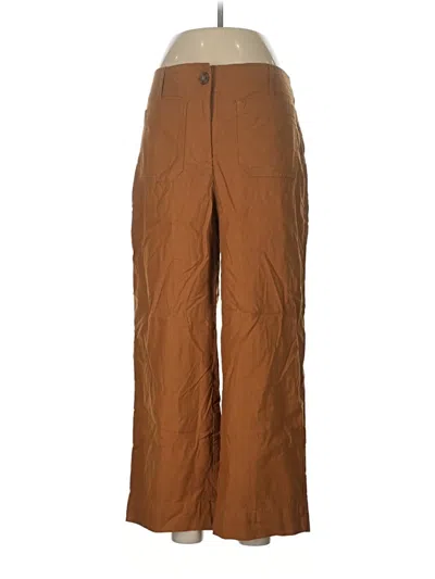 Pre-owned Nicole Miller Casual Pants In Brown