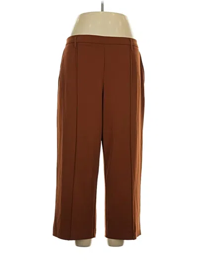Pre-owned Nicole Miller Casual Pants In Brown