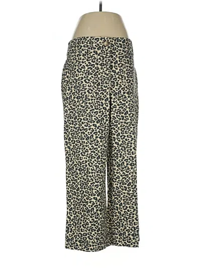 Pre-owned Nicole Miller Casual Pants In Gold
