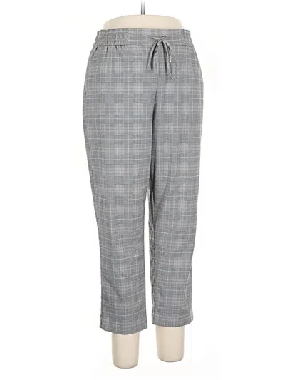 Pre-owned Nicole Miller Casual Pants In Gray