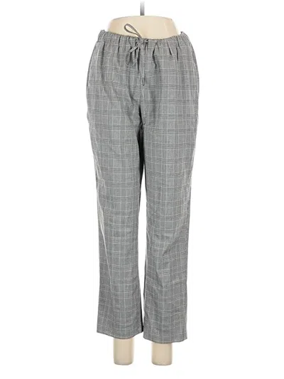 Pre-owned Nicole Miller Casual Pants In Gray