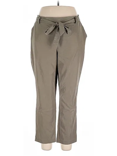 Pre-owned Nicole Miller Casual Pants In Gray