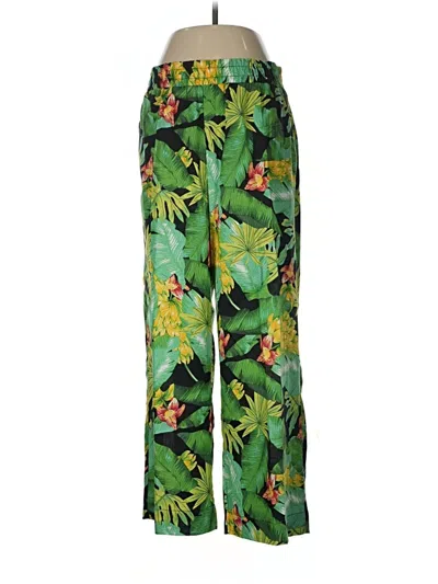 Pre-owned Nicole Miller Casual Pants In Green