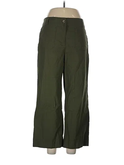 Pre-owned Nicole Miller Casual Pants In Green