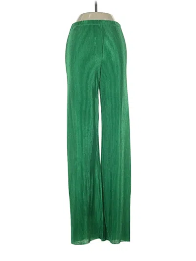 Pre-owned Nicole Miller Casual Pants In Green