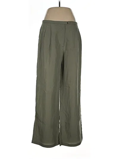 Pre-owned Nicole Miller Casual Pants In Green