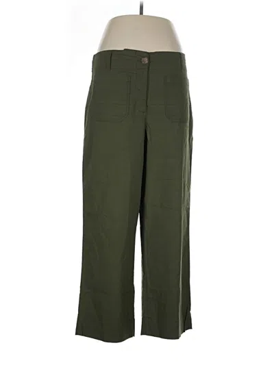 Pre-owned Nicole Miller Casual Pants In Green